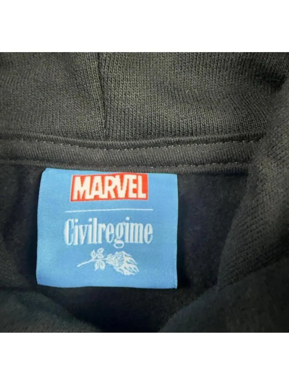 Civil Regime X Marvel  Wolverine Graphic Hoodie Black Medium CRHD018-811-02-M